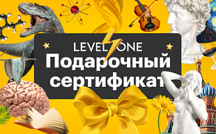 картинка Level One в интернет-магазине подарочных сертификатов Дарить Легко.