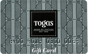картинка Подарочная карта TOGAS в интернет-магазине подарочных сертификатов Дарить Легко. картинка Подарочная карта TOGAS в интернет-магазине подарочных сертификатов Дарить Легко.