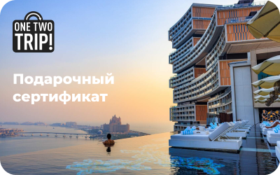 картинка OneTwoTrip в интернет-магазине подарочных сертификатов Дарить Легко.