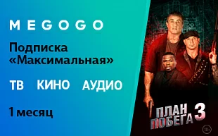 Подписка на ТВ и Кино от MEGOGO (Максимальная) Подписка на ТВ и Кино от MEGOGO (Максимальная)